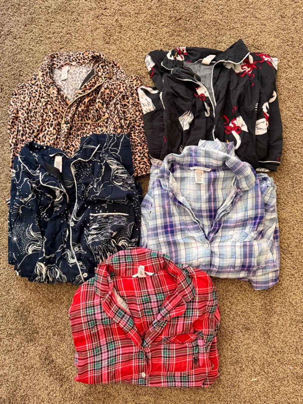 Victorias Secret Bundle of 5 Pajama Sets